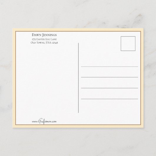  Valentijn Hart, linten en vlinders Briefkaart (Achterkant)