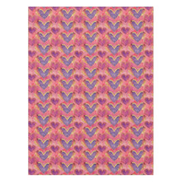 Valentijn hart met gouden vleugels tafelkleed