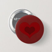 Valentijn hart ronde button 5,7 cm (Voorkant /achterkant)