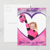 Valentijn Hart Vol Precious Herinneringen Foto en  Briefkaart (Voorkant / Achterkant)