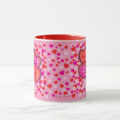 Valentijn hartballonnen spaanse Mok (Midden)