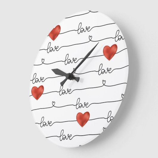 Valentijn harten: 3D lijn ontwerp Grote Klok (Hoek)