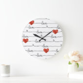 Valentijn harten: 3D lijn ontwerp Grote Klok (Huis)