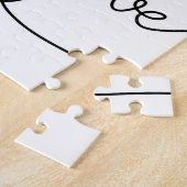 Valentijn harten: 3D lijn ontwerp Legpuzzel (Zijkant)