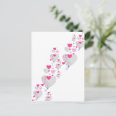 Valentijn Harten Briefkaart (Staand voorkant)
