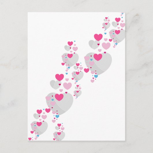 Valentijn Harten Briefkaart (Voorkant)