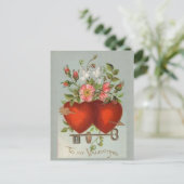 Valentijn harten Briefkaart (Staand voorkant)