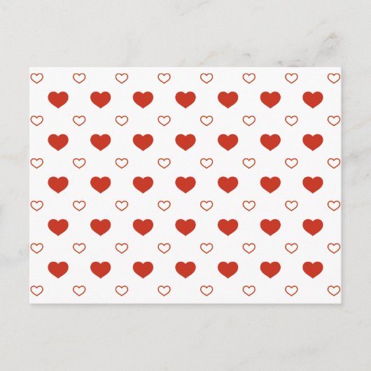 Valentijn Harten Briefkaart (Voorkant)