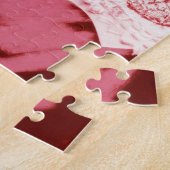 Valentijn harten collage legpuzzel (Zijkant)