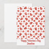 Valentijn Harten en sterren Persoonlijke Kaart (Voorkant / Achterkant)