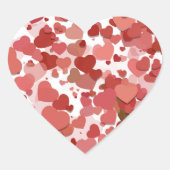 Valentijn Harten Envelopdichtingen of stickers (Voorkant)