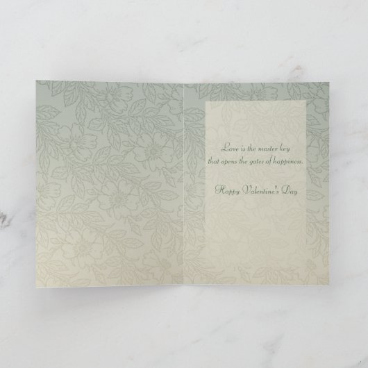  Valentijn harten Feestdagen Kaart (Binnen)