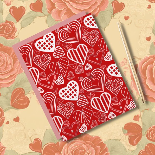 Valentijn harten houden van rood wit (Creator heeft geüpload)