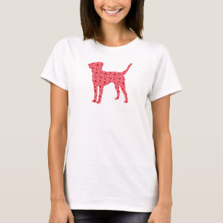 Valentijn harten labrador Retriever T-shirt