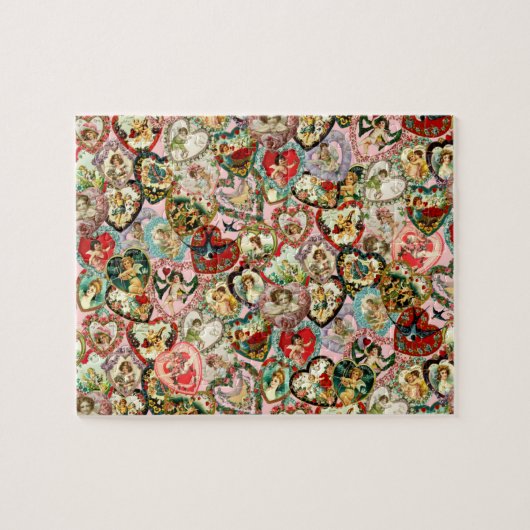 Valentijn harten Legpuzzel (Horizontaal)