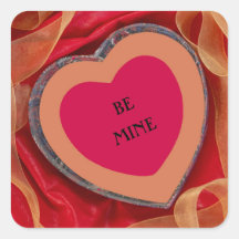 Valentijn harten linten rood & goud Be Mine