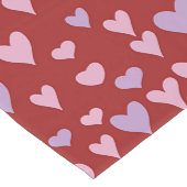 Valentijn harten medium tafelloper (Hoek)