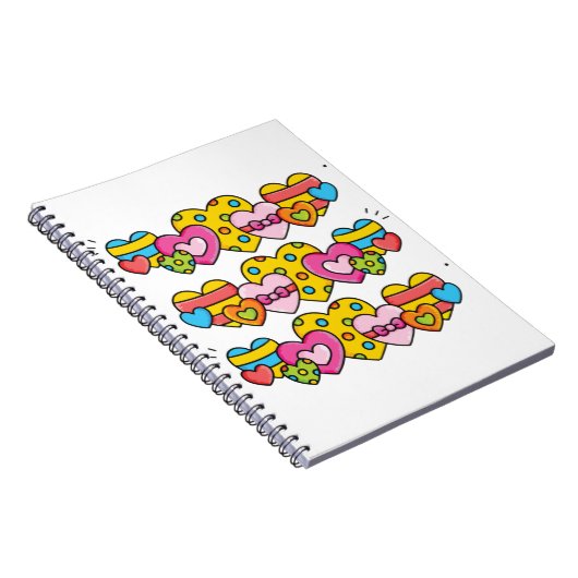 Valentijn harten notitieboek (Rechterzijde)