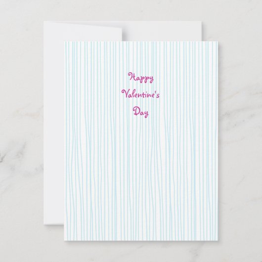 Valentijn Harten Platte Kaart Sjabloon (Achterkant)