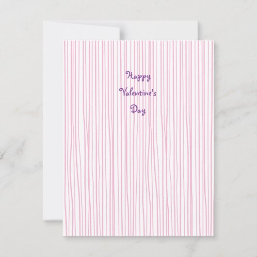 Valentijn Harten Platte Kaart Sjabloon (Achterkant)