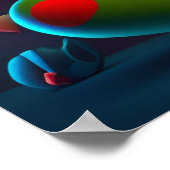 Valentijn Harten Poster (Hoek)