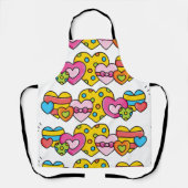 Valentijn harten schort (Voorkant)