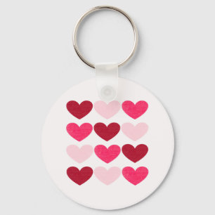 Valentijn harten sleutelhanger