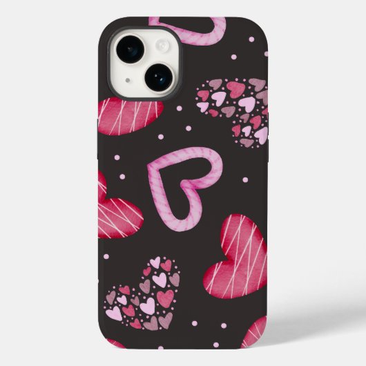 Valentijn Harten voor beste vriend | iPhone 14 Case-Mate iPhone Case (Achterkant)