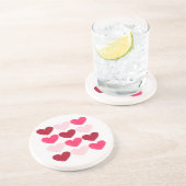 Valentijn harten zandsteen onderzetter (Zijkant)