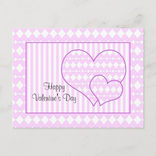 Valentijn hartontwerp feestdagenkaart (Voorkant)