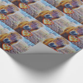 Valentijn hartpaard cadeaupapier (Hoek)