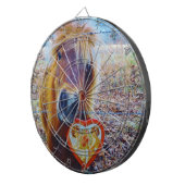 Valentijn hartpaard dartbord (Voorkant Rechts)