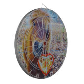 Valentijn hartpaard dartbord (Voorkant Links)