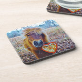 Valentijn hartpaard onderzetter (Linkerzijde)