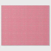 Valentijn hartpatroon cadeaupapier (Vlak)