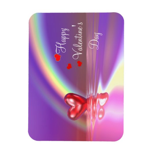 Valentijn hartreflecties magneet (Verticaal)