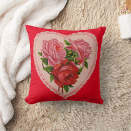  Valentijn hartritmeroze rozen Kussen
