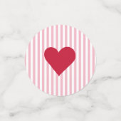 Valentijn hartschilderende partij confetti (Kleine voorkant)