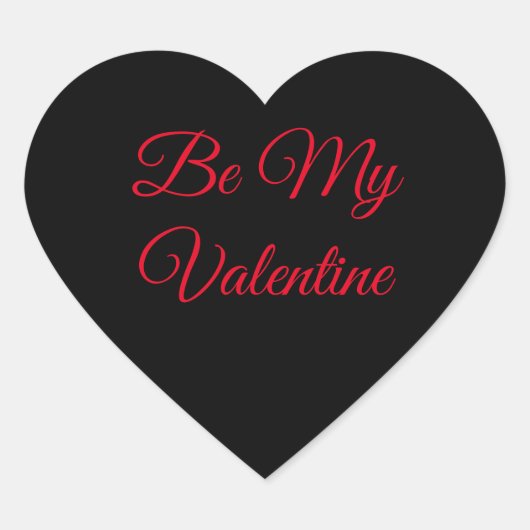 Valentijn Hartstickers Hart Sticker (Voorkant)