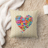 Valentijn Hartvorm Waterverf Design-57393 Kussen (Deken)
