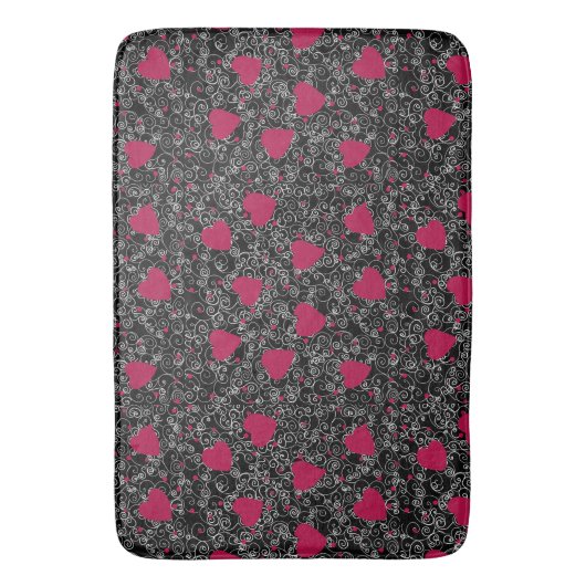 Valentijn Heart Art Badmat (Voorkant Verticaal)