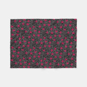 Valentijn Heart Art Fleece Deken (Voorkant (Horizontaal))