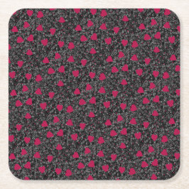 Valentijn Heart Art Kartonnen Onderzetters