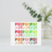 Valentijn Heart Cookies Feestdagenkaart (Staand voorkant)