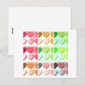 Valentijn Heart Cookies Feestdagenkaart (Voorkant / Achterkant)
