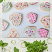 Valentijn Heart Cookies Theedoek (Gevouwen)