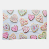 Valentijn Heart Cookies Theedoek (Horizontaal)