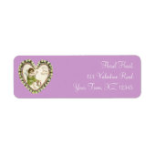 Valentijn Heart Etiket (Voorkant)