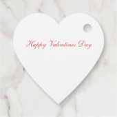 Valentijn Heart Gift Label (Achterkant)