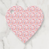 Valentijn Heart Gift Label (Voorkant)